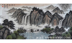 陈汉波作品 《山清水秀》